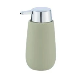 Wenko Seifenspender Badi Lindgrün 0.32 L Keramik 9.5 X 16 X 8 Cm