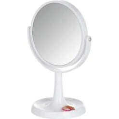 Wenko Kosmetik-Standspiegel Rosolina Weiß -Wenko 8 1068 wenko badzubehoer 3