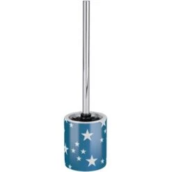 Wenko WC-Garnitur Stella Keramik Dunkelblau