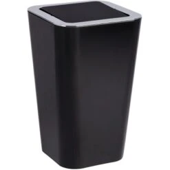 Wenko Schwingdeckeleimer Candy Black 6 L