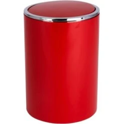 Wenko Schwingdeckeleimer Inca Rot 5 L