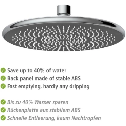 Wenko Duschsystem Watersaving Chrom 12 Wenko Duschsystem Watersaving Chrom – Bild 10