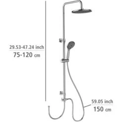 Wenko Duschsystem Watersaving Chrom 24 Wenko Duschsystem Watersaving Chrom -Wenko 903225 1068 12