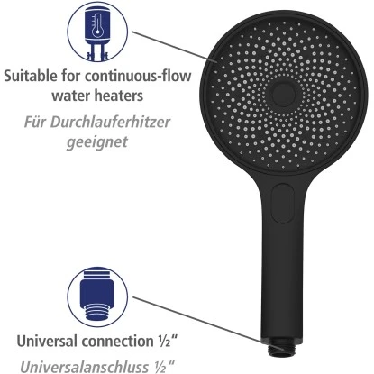 Wenko Duschsystem Softwater Schwarz 10 Wenko Duschsystem Softwater Schwarz – Bild 8