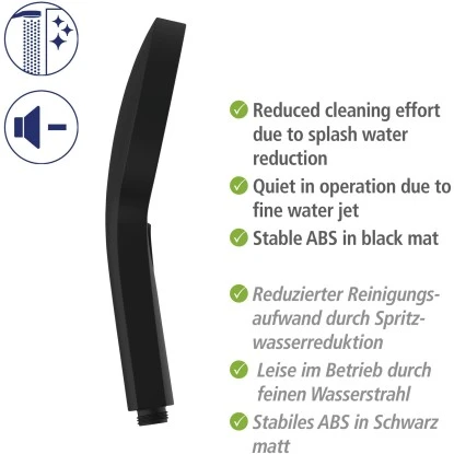 Wenko Duschsystem Softwater Schwarz 11 Wenko Duschsystem Softwater Schwarz – Bild 9