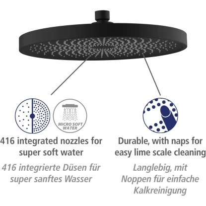 Wenko Duschsystem Softwater Schwarz 12 Wenko Duschsystem Softwater Schwarz – Bild 10