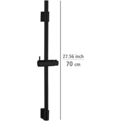Wenko Duschstange Classic Schwarz 70 Cm -Wenko 903263 1068 04