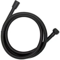 Wenko Edelstahl Duschschlauch 150 Cm Schwarz