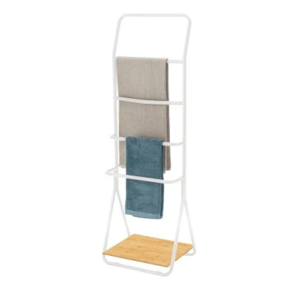 Wenko Handtuchhalter Verona Weiß Metall 51 X 156,5 X 40 Cm Weiß 5 Wenko Handtuchhalter Verona Weiß Metall 51 X 156,5 X 40 Cm Weiß – Bild 3