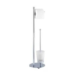 Wenko Stand WC-Garnitur Roma Chrom
