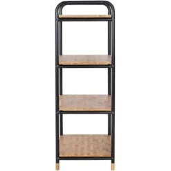 Wenko Regal Loft Bambus Braun Mit 4 Etagen -Wenko 918187 1068 5 781