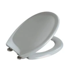 Wenko Premium WC-Sitz Ottana Duroplast/Edelstahl Grau -Wenko 942903 picture 3