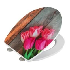 Wenko WC-Sitz Tulip Duroplast Acryl 7 Wenko WC-Sitz Tulip Duroplast Acryl -Wenko 96394 sb freisteller de 03