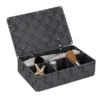Wenko Aufbewahrungskorb Mit Deckel Adria Dunkelgrau Polypropylen 26 X 7 X 17 Cm -Wenko 96592 sb freisteller de 01