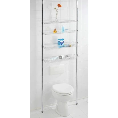 Wenko Teleskopregal Ellera Chrom 65 - 285 Cm X 71 Cm X 20 Cm 6 Wenko Teleskopregal Ellera Chrom 65 - 285 Cm X 71 Cm X 20 Cm – Bild 4