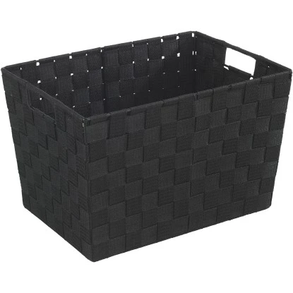 Wenko Aufbewahrungskorb Adria Schwarz Größe M 3 Wenko Aufbewahrungskorb Adria Schwarz Größe M