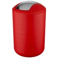 Wenko Schwingdeckeleimer Brasil 6,5 L Rot