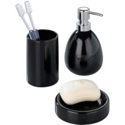 Wenko Zahnputzbecher Polaris Black 5 Wenko Zahnputzbecher Polaris Black -Wenko putzbecherPolarisSchwarz 2