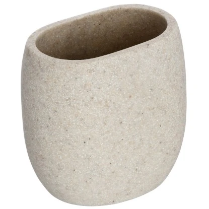 Wenko Zahnputzbecher Puro Steingrau 6 Wenko Zahnputzbecher Puro Steingrau – Bild 4